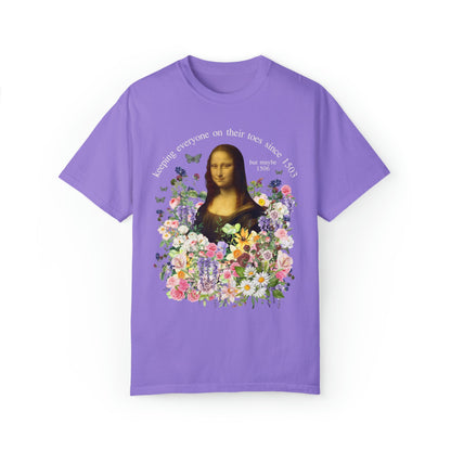 Floral Mona Lisa T-Shirt