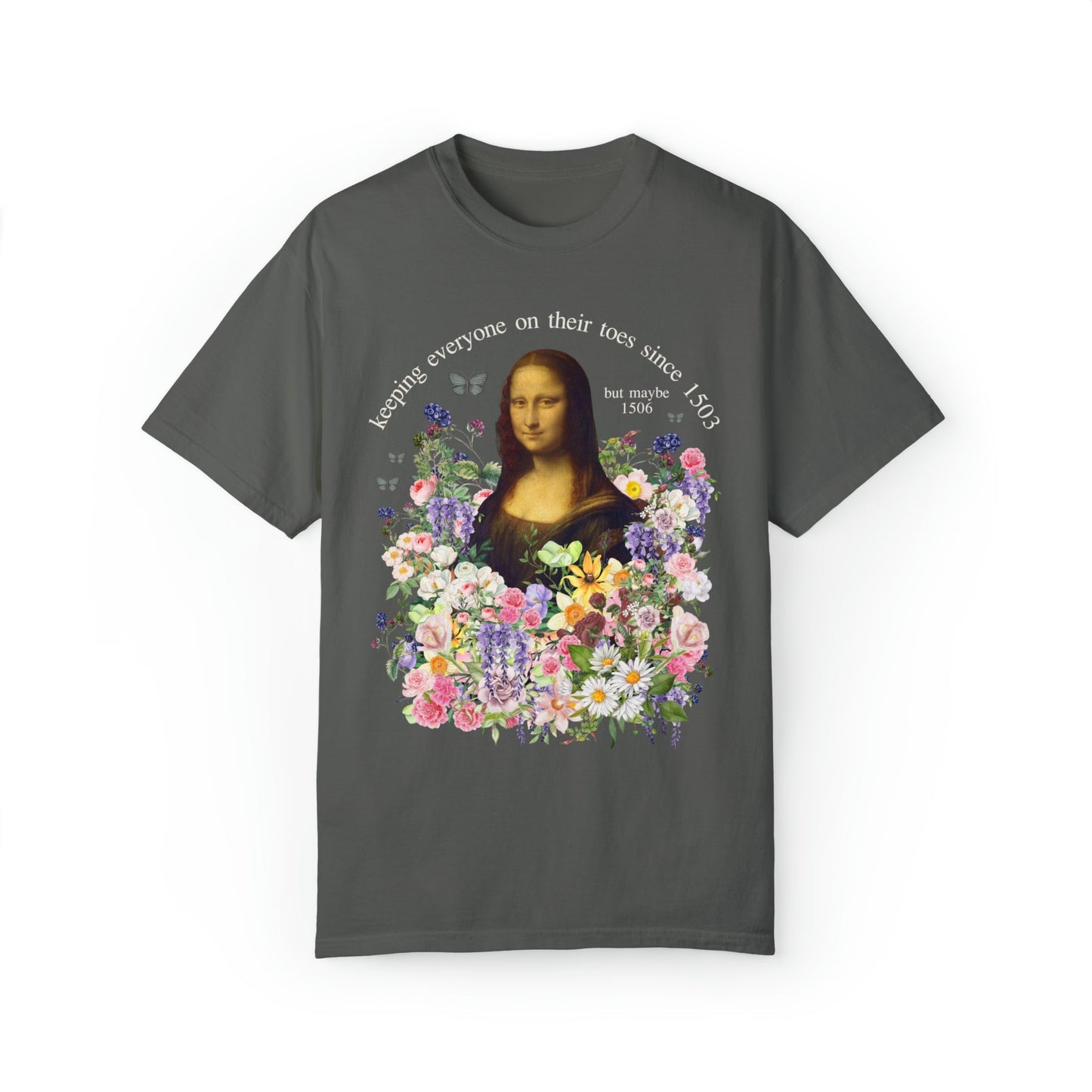 Floral Mona Lisa T-Shirt