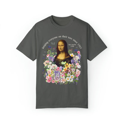 Floral Mona Lisa T-Shirt