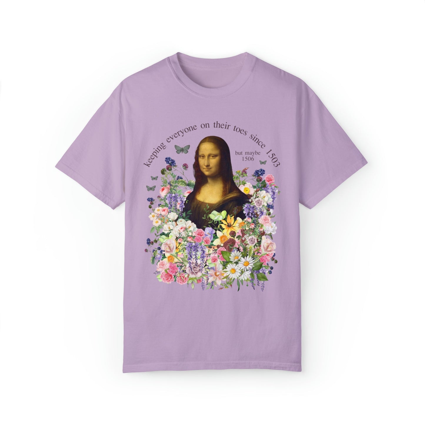 Floral Mona Lisa T-Shirt