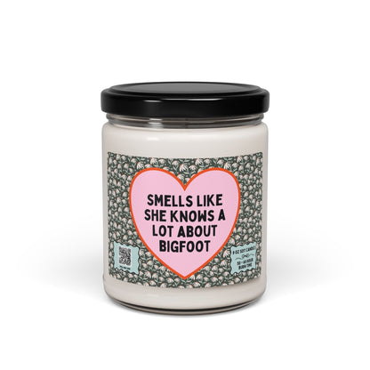 Floral Bigfoot Candle