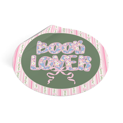 Floral Book Lover Sticker