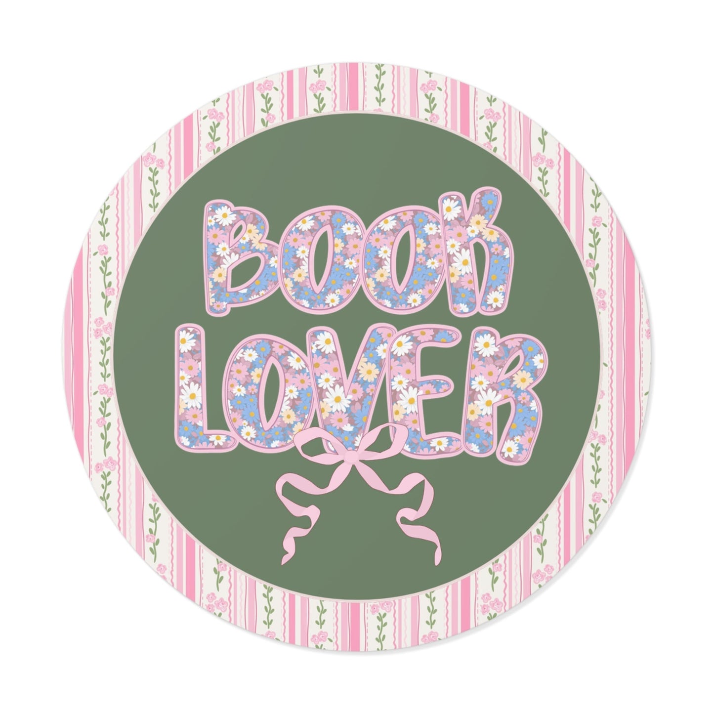 Floral Book Lover Sticker