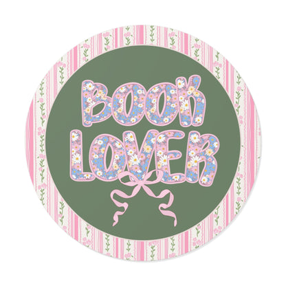 Floral Book Lover Sticker