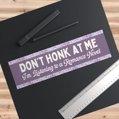 Floral Bookish Bumper Sticker