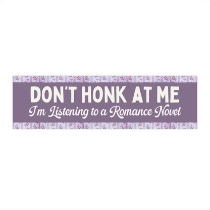 Floral Bookish Bumper Sticker