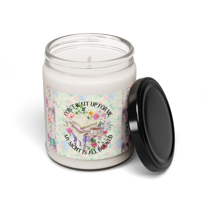 Floral Bookish Candle