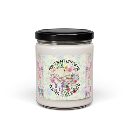 Floral Bookish Candle