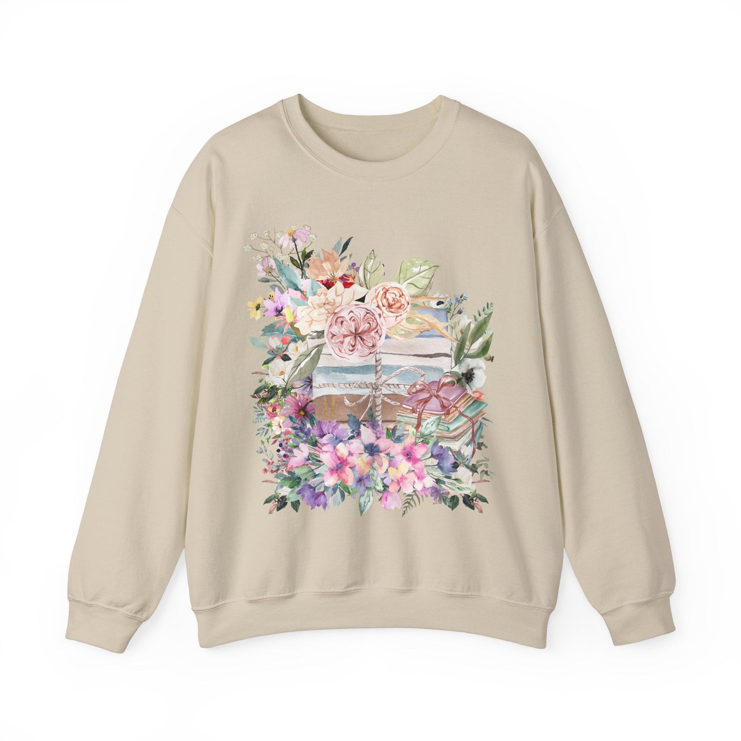 Floral Bookish Sweatshirt