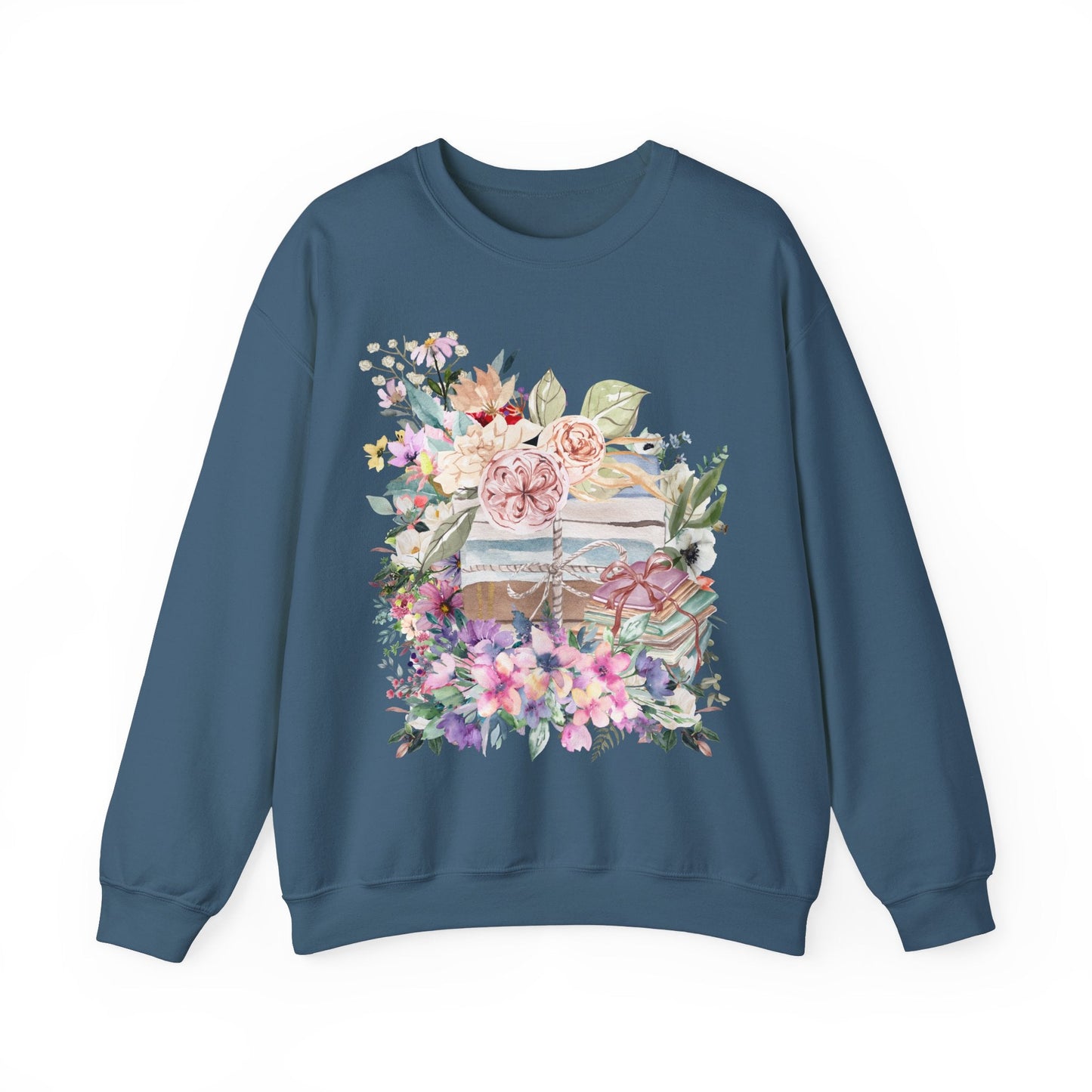 Floral Bookish Sweatshirt