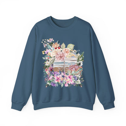 Floral Bookish Sweatshirt