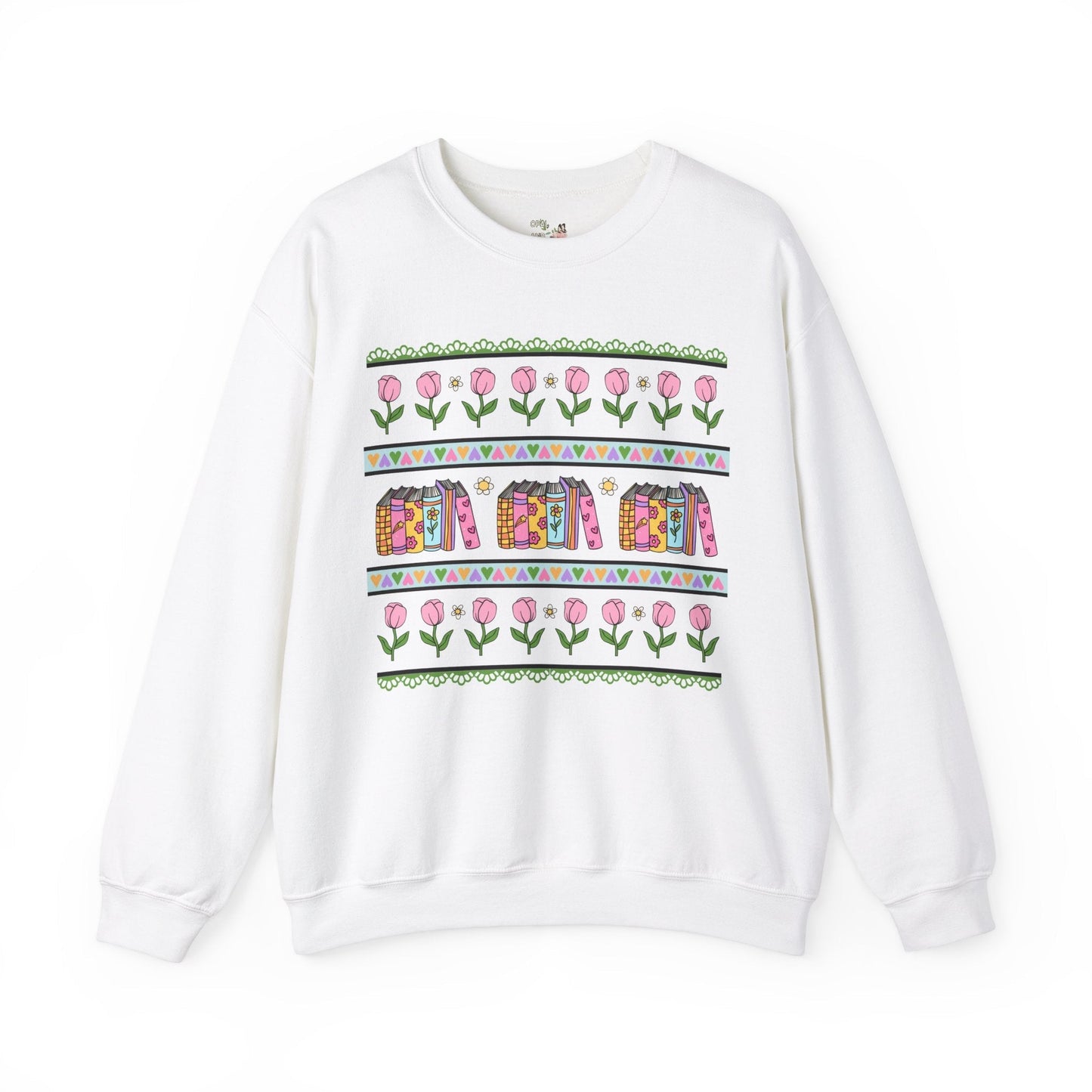 Floral Bookish Sweatshirt