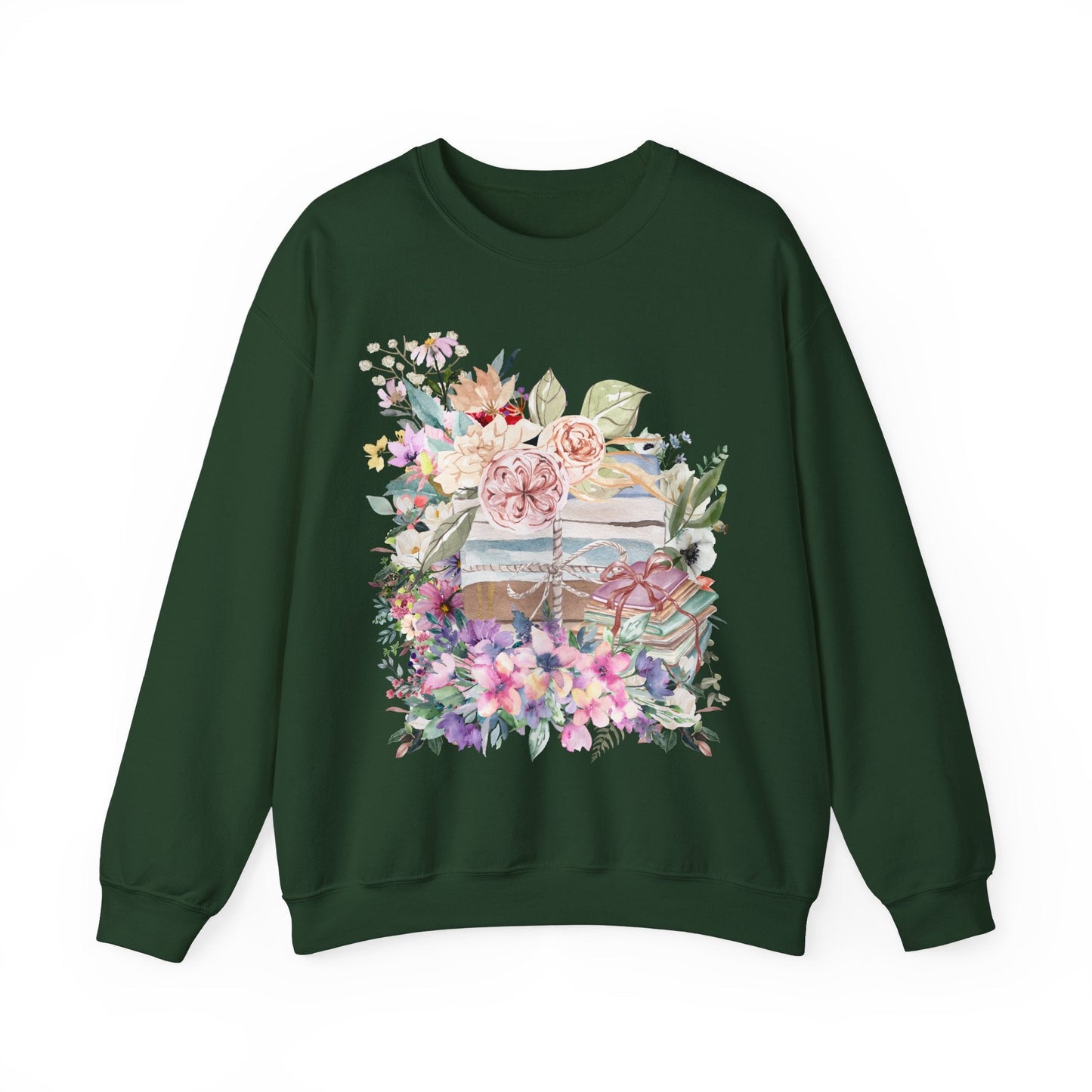 Floral Bookish Sweatshirt