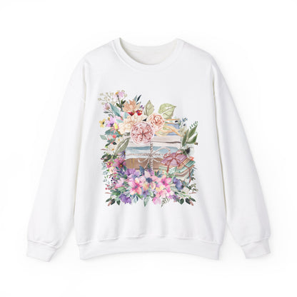 Floral Bookish Sweatshirt