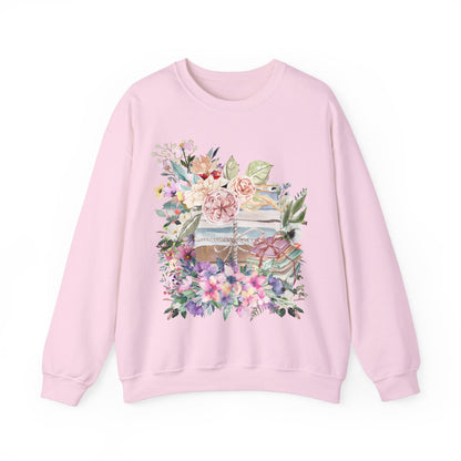 Floral Bookish Sweatshirt