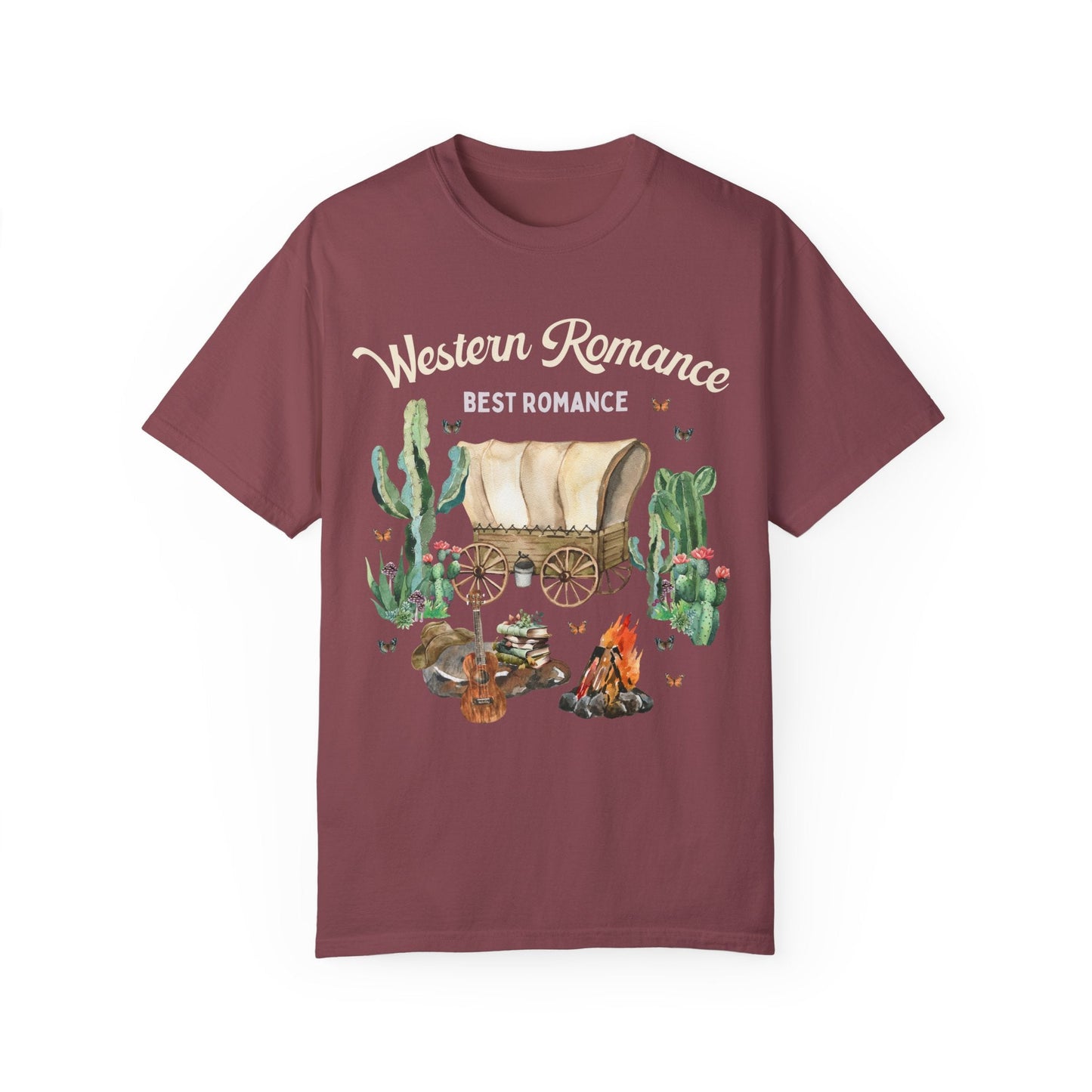 Western Romance Book Tee
