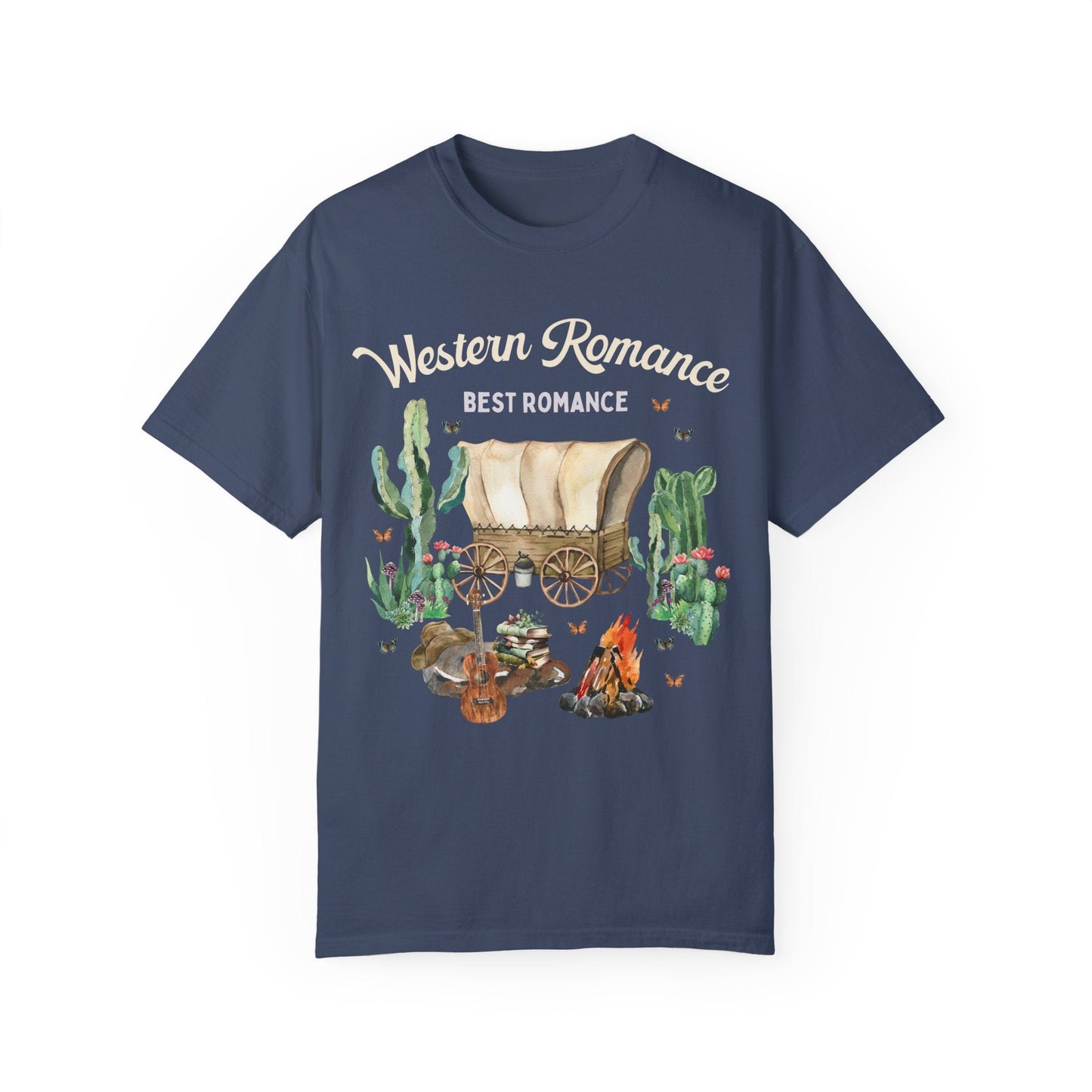 Western Romance Book Tee