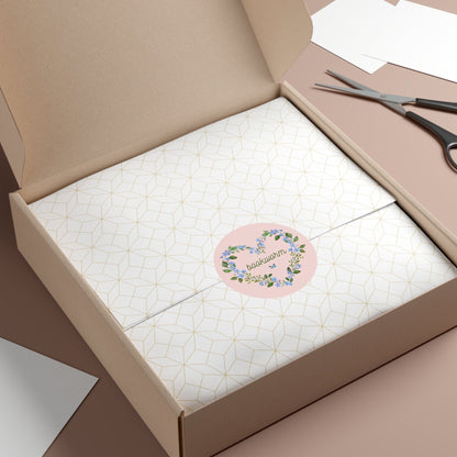 Floral Bookworm Sticker