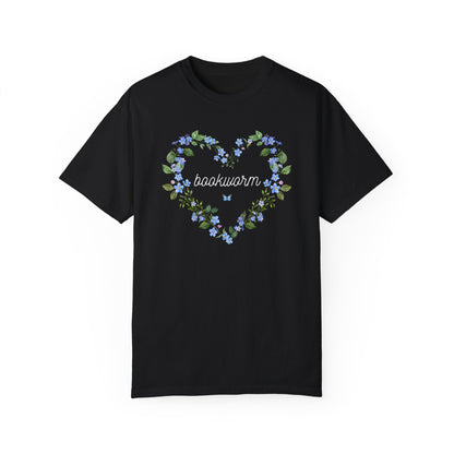 Floral Bookworm Tee Shirt