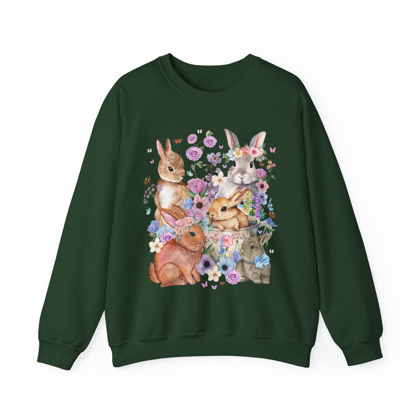 Floral Bunny Sweatshirt