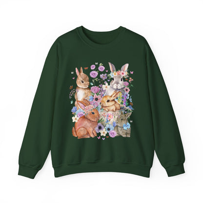 Floral Bunny Sweatshirt