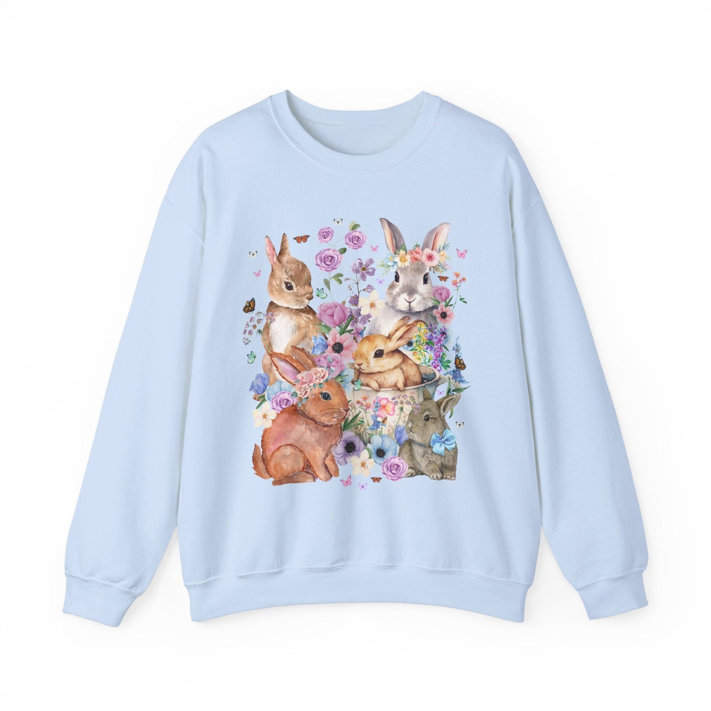 Floral Bunny Sweatshirt