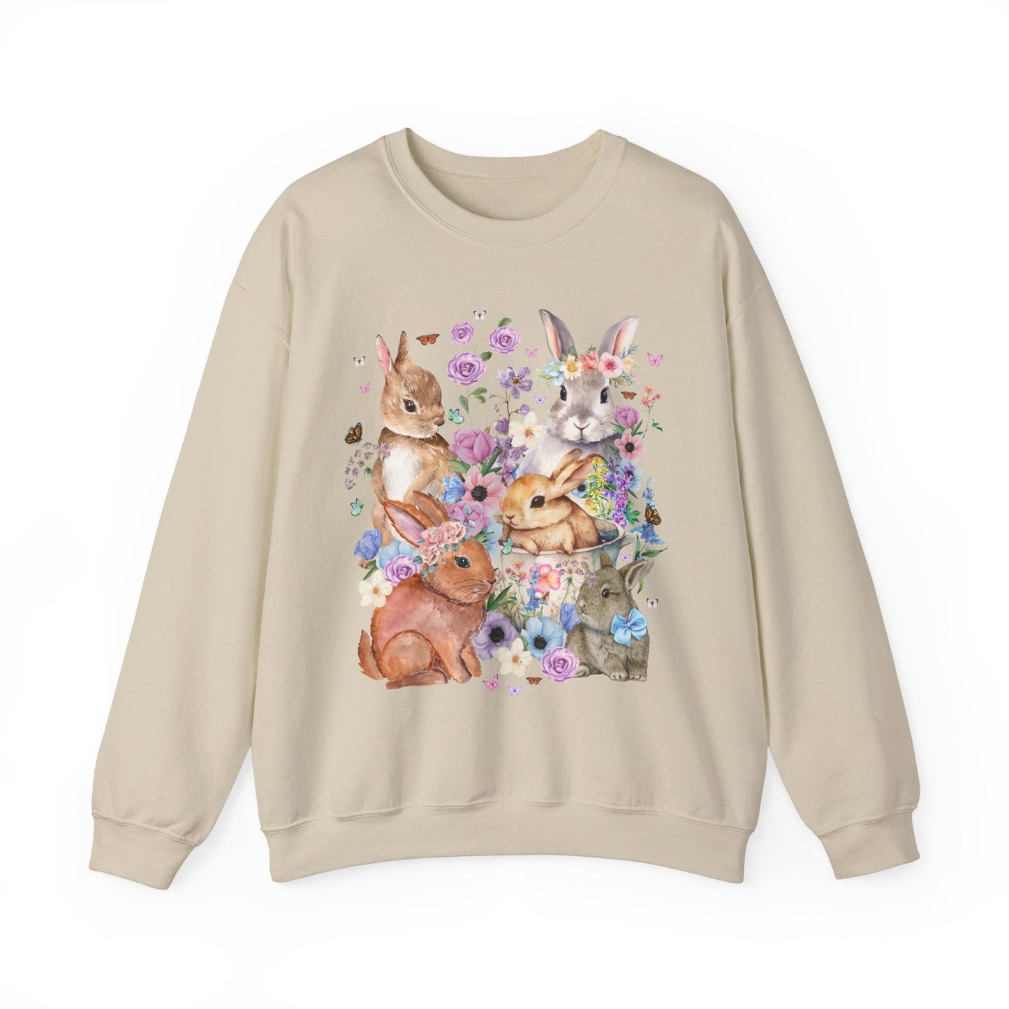 Floral Bunny Sweatshirt