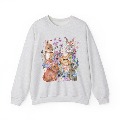 Floral Bunny Sweatshirt