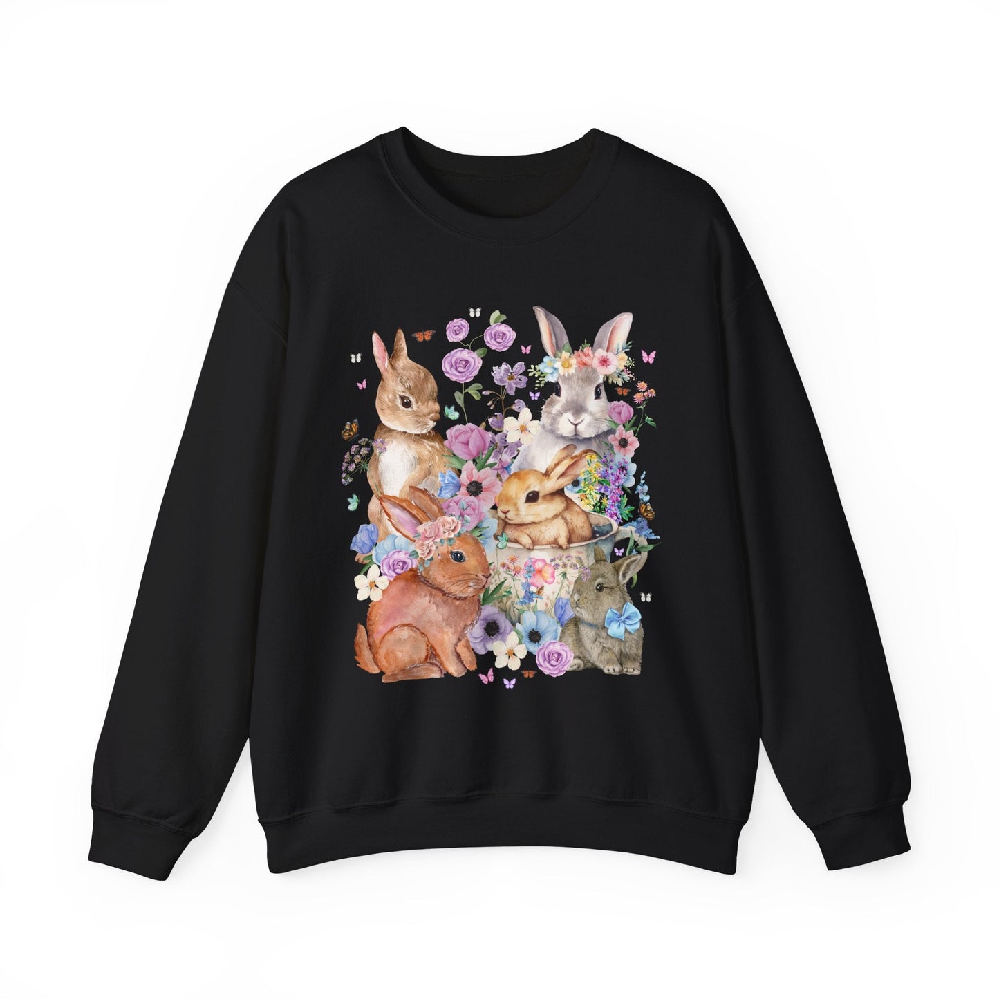 Floral Bunny Sweatshirt