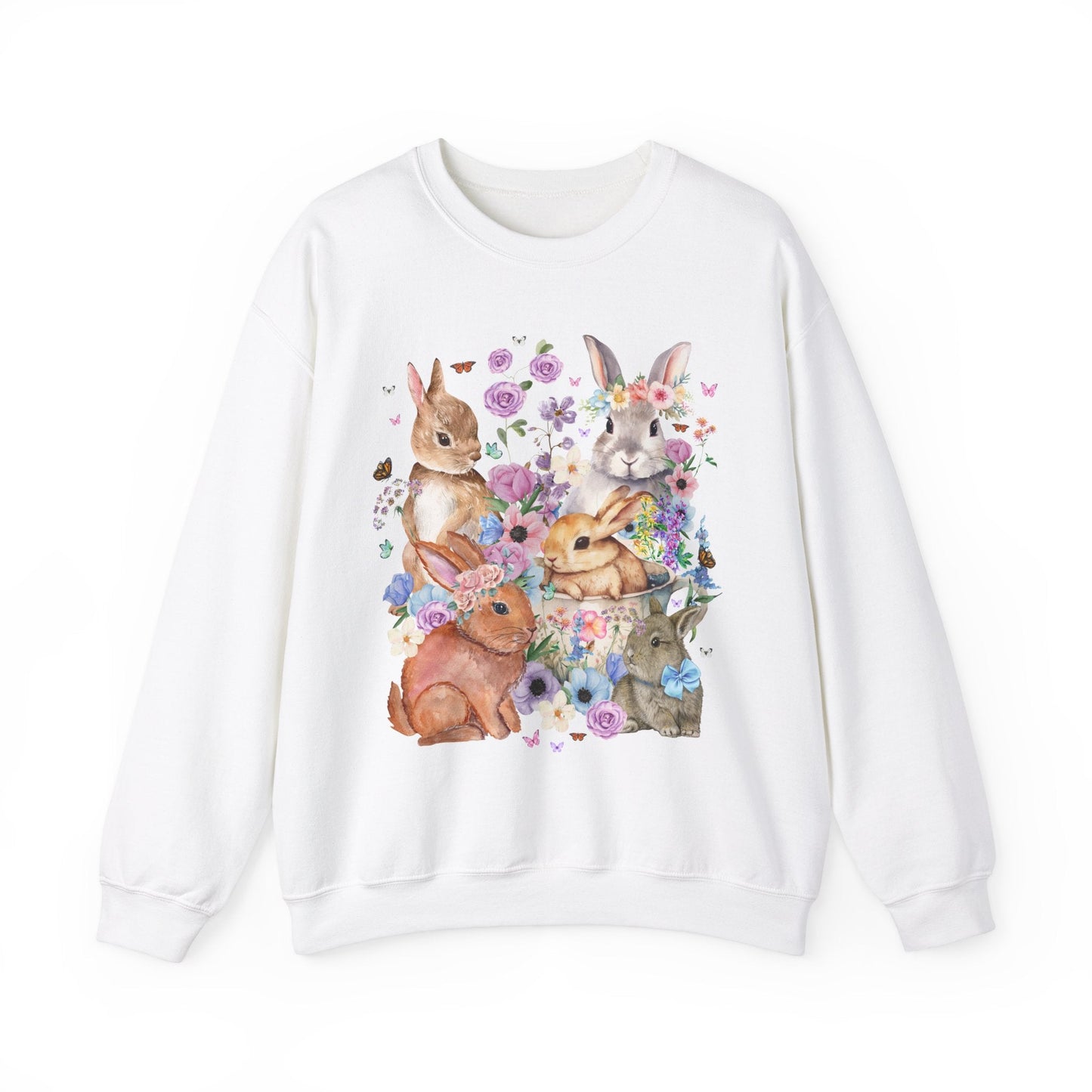 Floral Bunny Sweatshirt