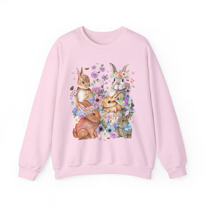 Floral Bunny Sweatshirt