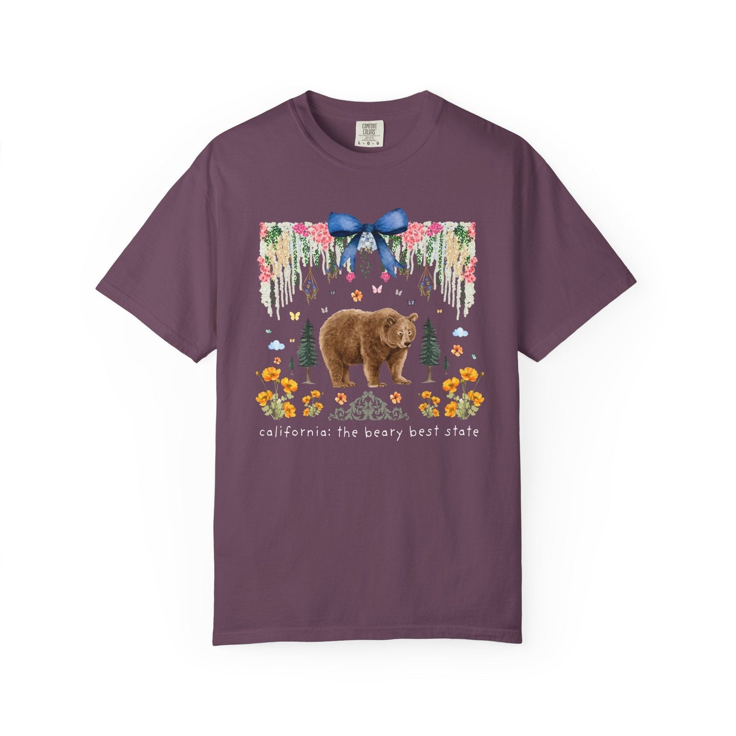 Floral California Animal Lover Tee