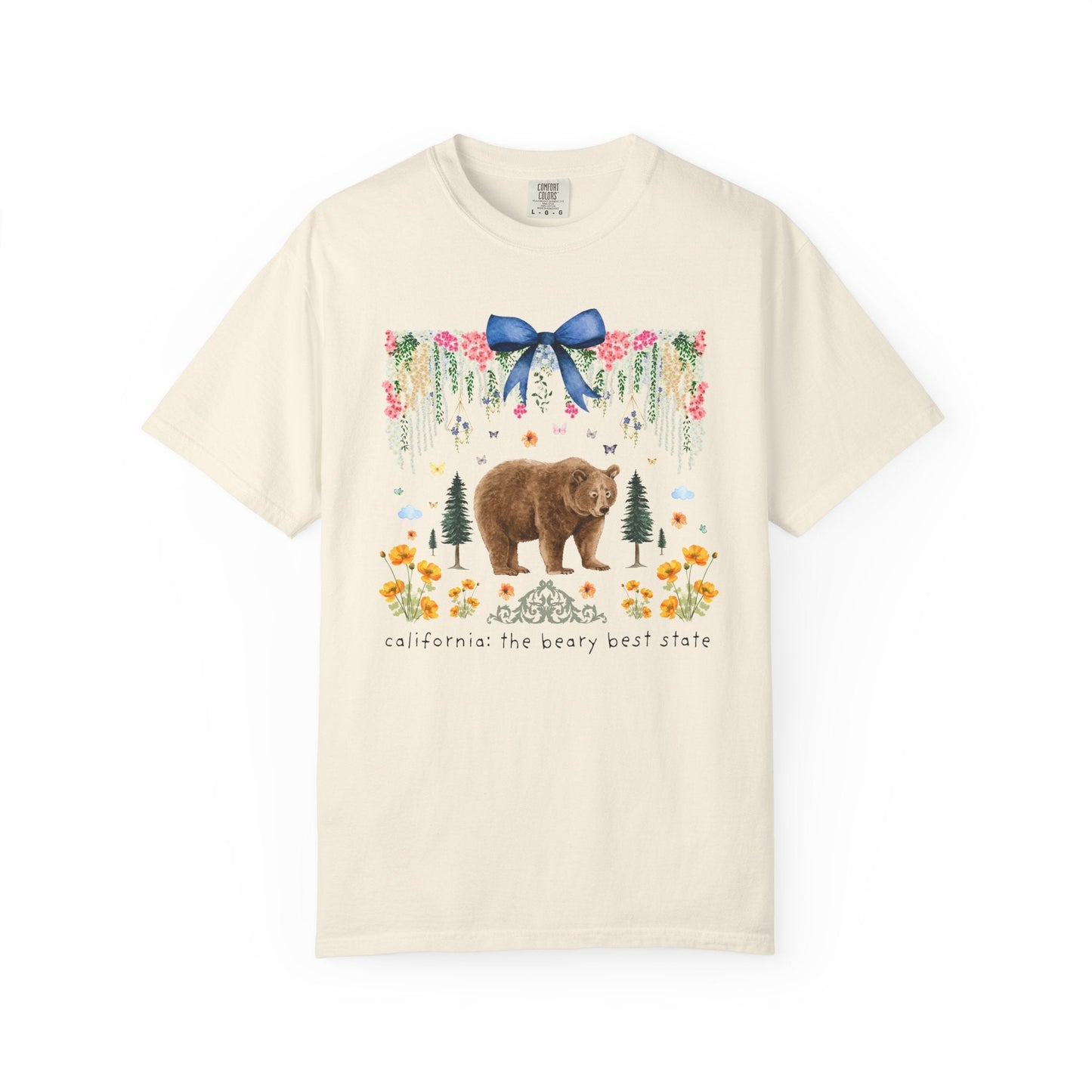 Floral California Animal Lover Tee