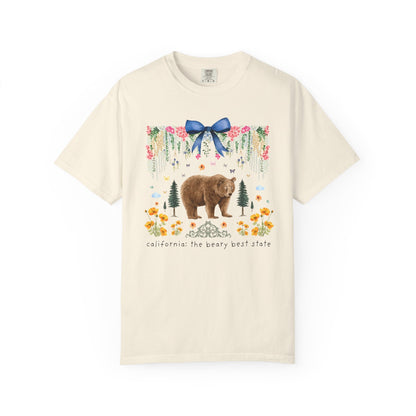 Floral California Animal Lover Tee