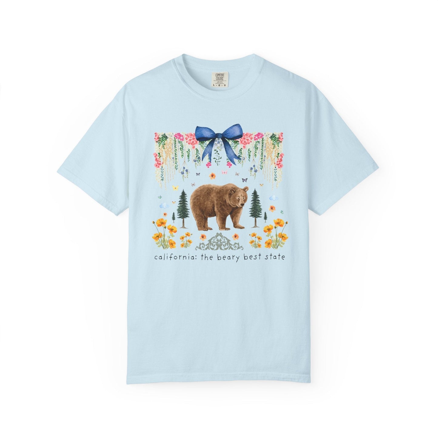 Floral California Animal Lover Tee