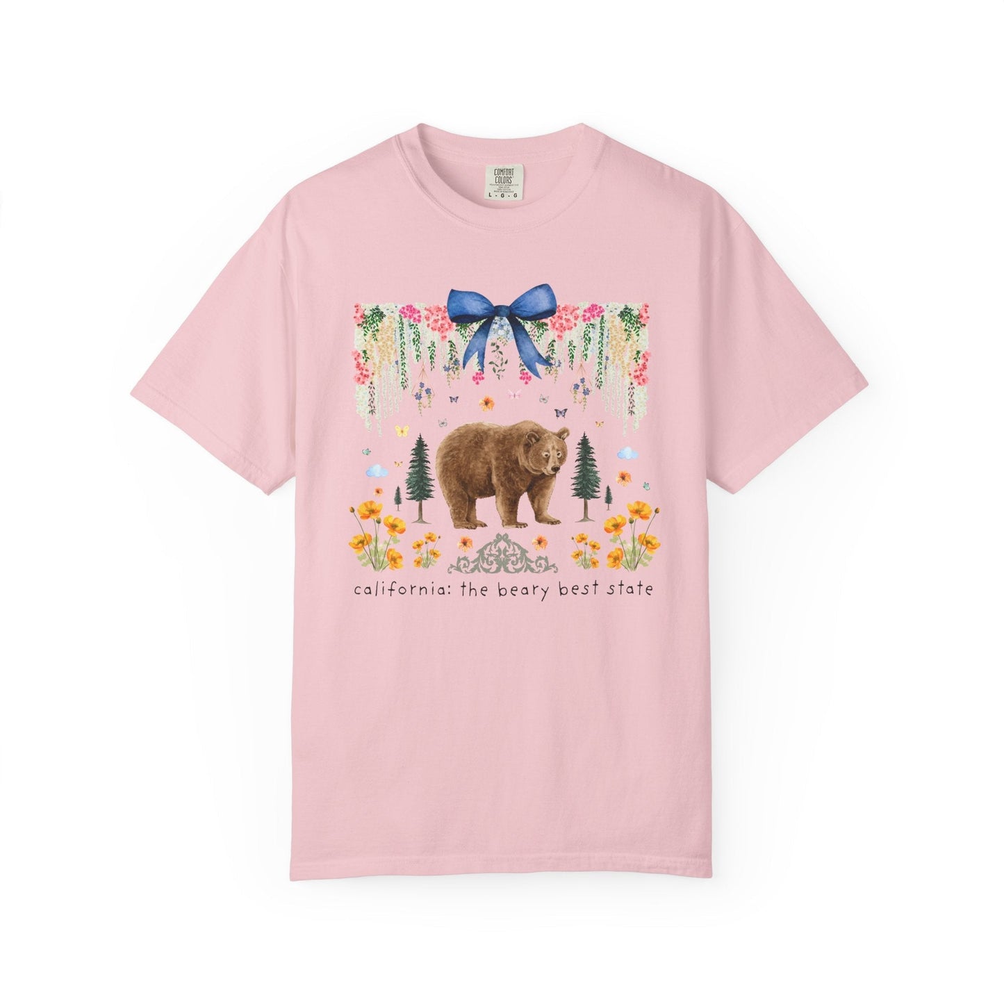 Floral California Animal Lover Tee