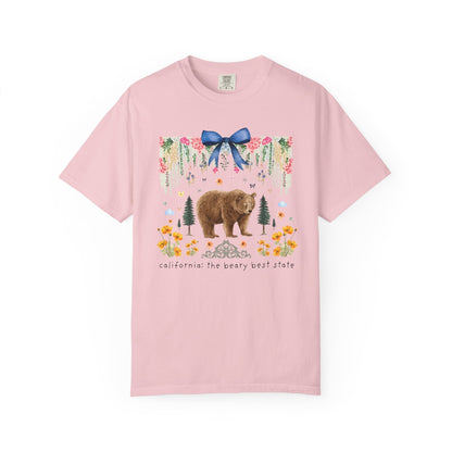 Floral California Animal Lover Tee