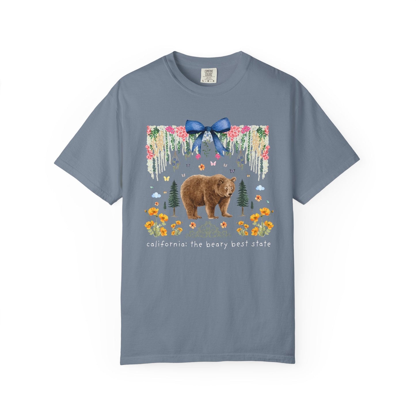 Floral California Animal Lover Tee