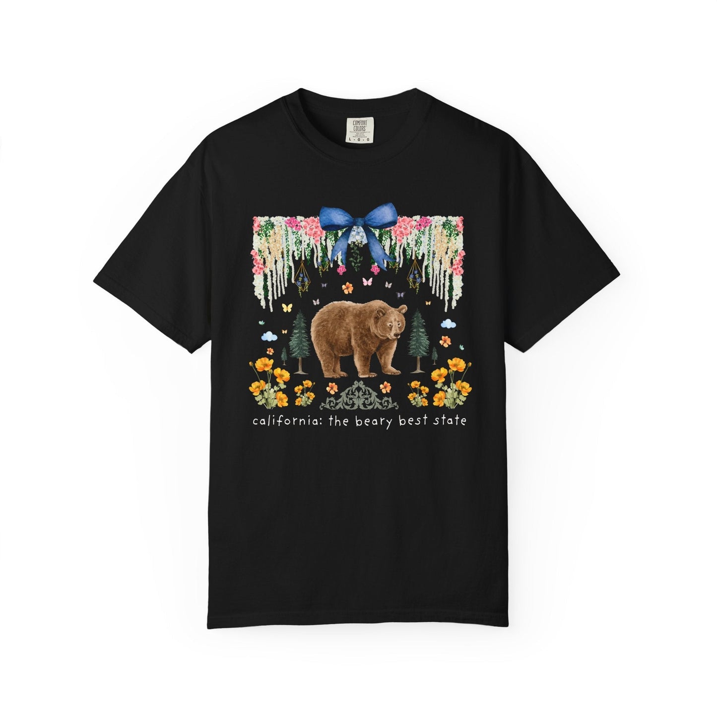 Floral California Animal Lover Tee