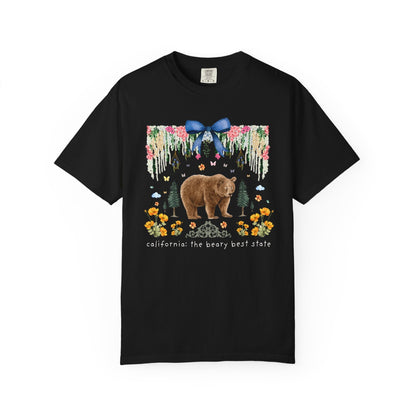 Floral California Animal Lover Tee