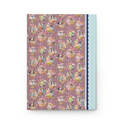 Floral Cat Lover Journal