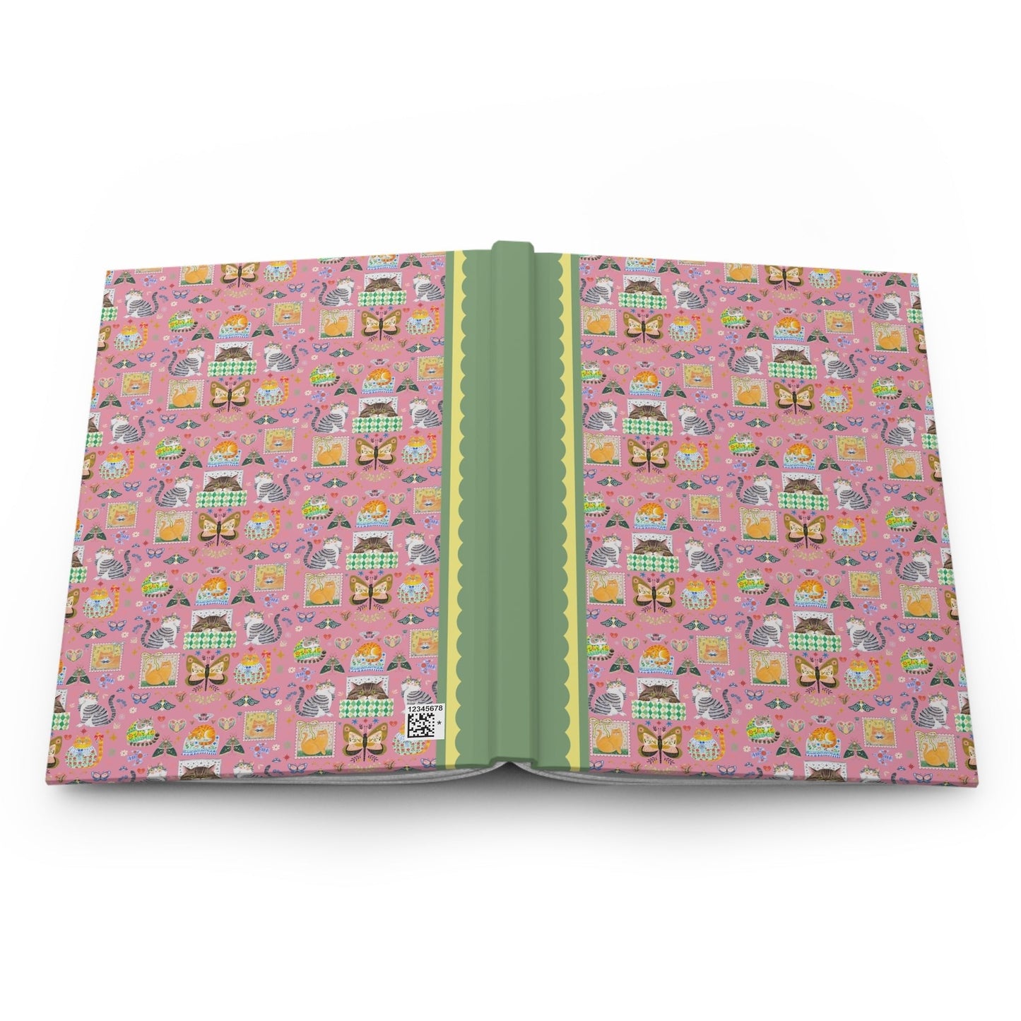 Floral Cat Notebook