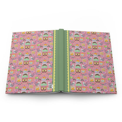 Floral Cat Notebook