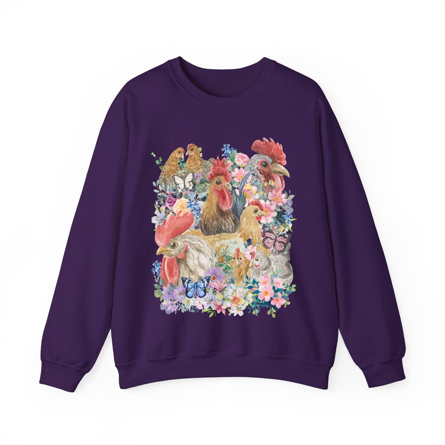 Floral Chicken Lady Shirt