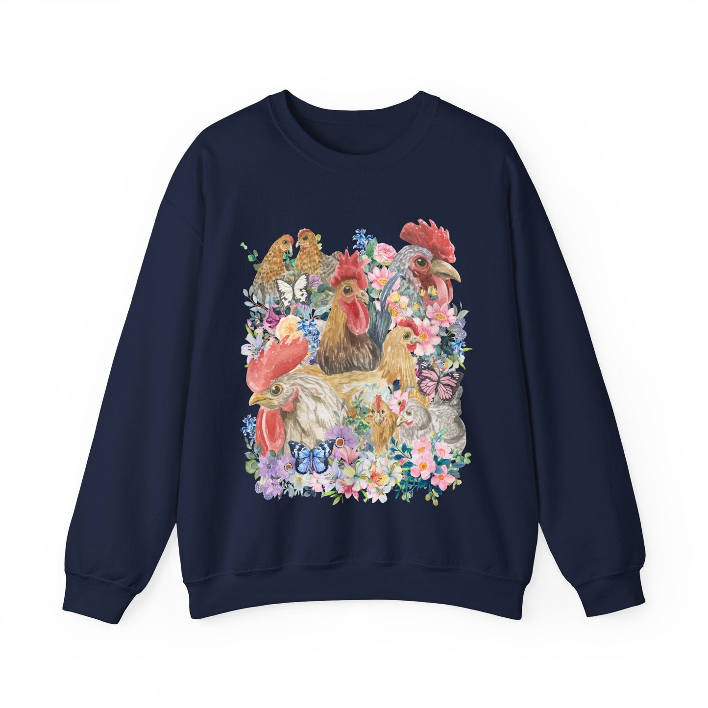 Floral Chicken Lady Shirt