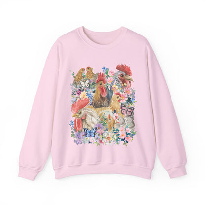 Floral Chicken Lady Shirt