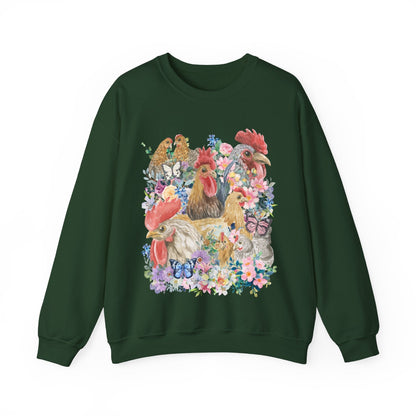 Floral Chicken Lady Shirt