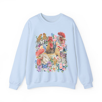 Floral Chicken Lady Shirt