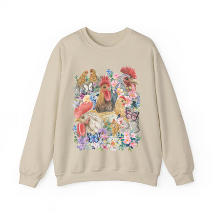 Floral Chicken Lady Shirt