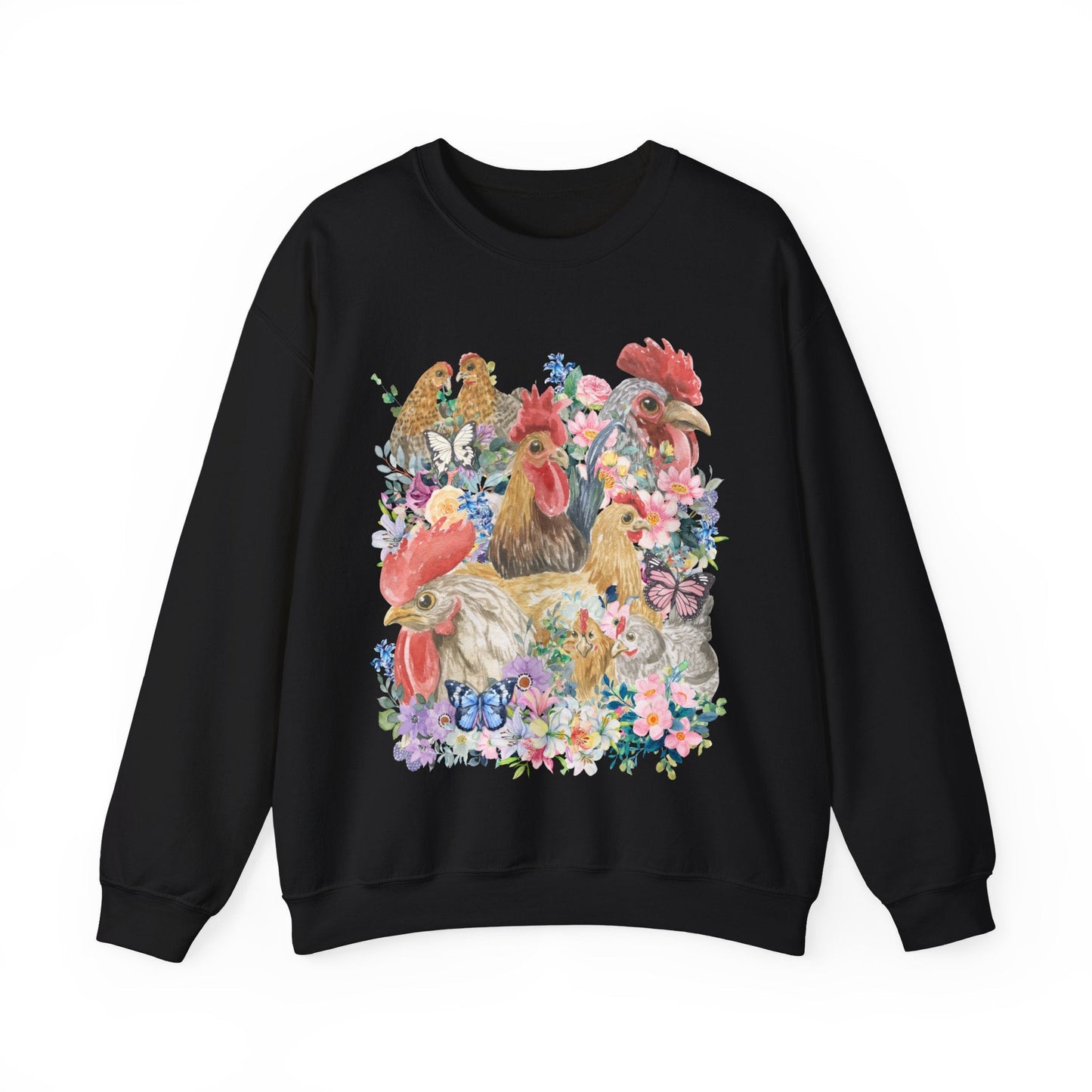 Floral Chicken Lady Shirt